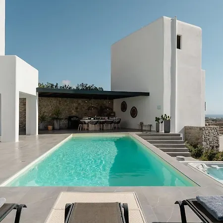 Unica - Mikri Vigla, Seaview, Pool & Jacuzzi Villa *