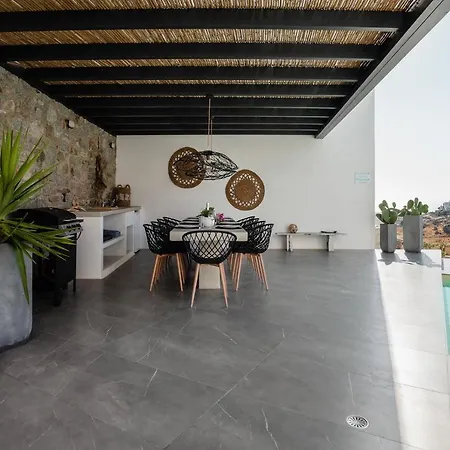 Unica - Mikri Vigla, Seaview, Pool & Jacuzzi Villa